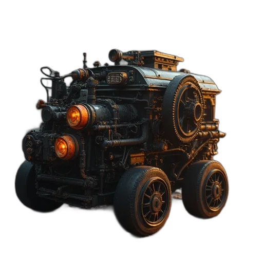 car, weapon, robot, animal transparent PNG cut-out