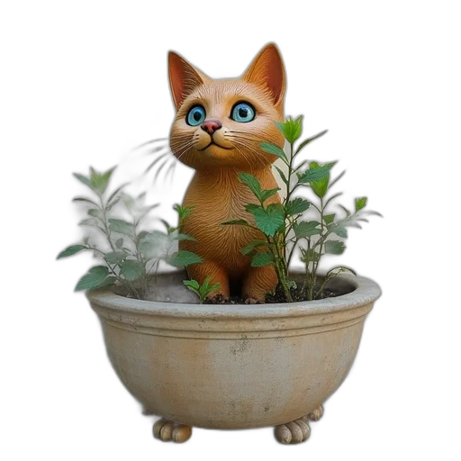 animal, creature, staff, 3d render transparent PNG cut-out