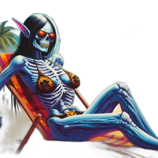 concept art, vaporwave, comic book art, photorealistic transparent PNG cut-out