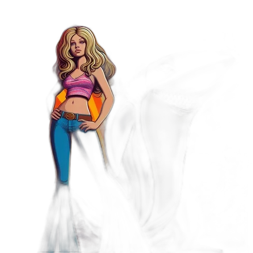 dress, concept art, comic book art, fantasy art transparent PNG cut-out