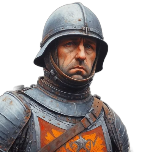 sword, staff, face, crown transparent PNG cut-out