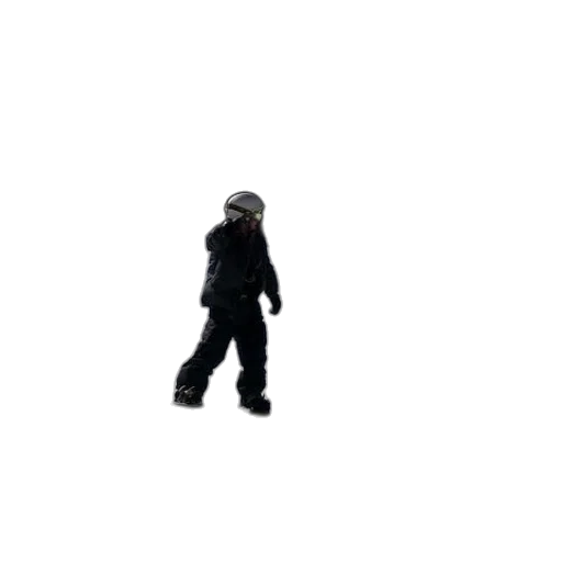 jacket, robot, staff, creature transparent PNG cut-out