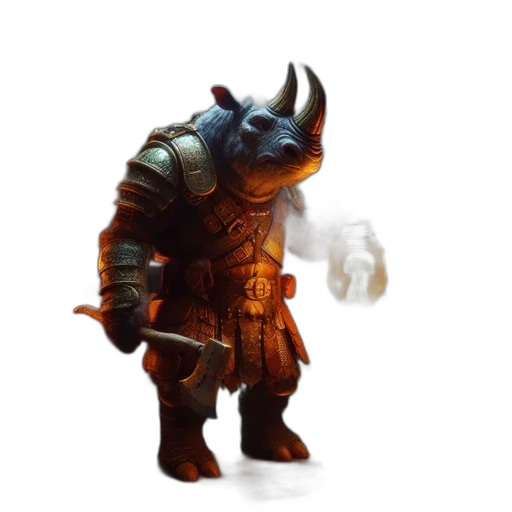 dragon, weapon, staff, creature transparent PNG cut-out