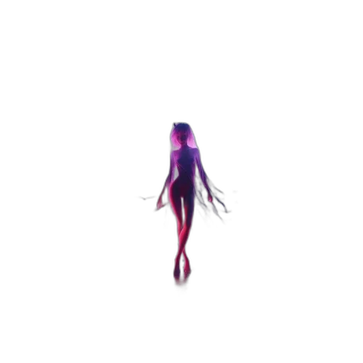 creature, hair, robot, dress transparent PNG cut-out