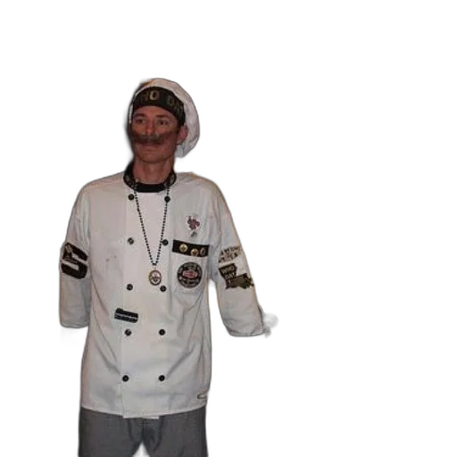 staff, jacket, robot, hat transparent PNG cut-out