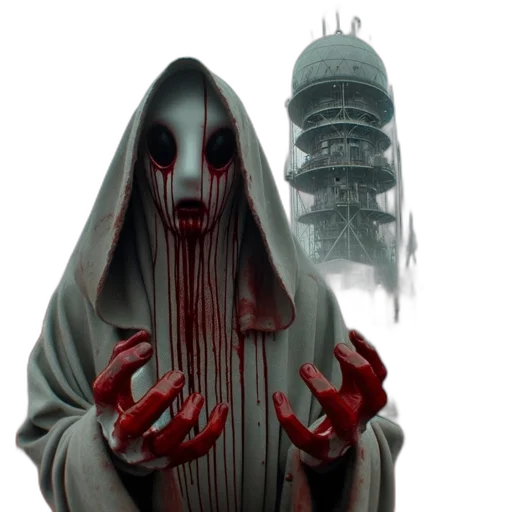 creature, mask, robot, concept art transparent PNG cut-out