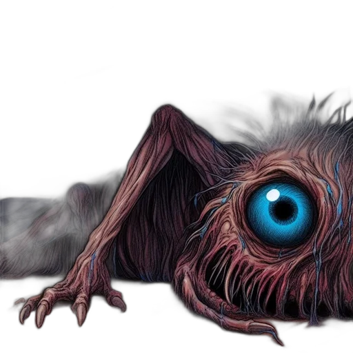 creature, animal, mask, hair transparent PNG cut-out