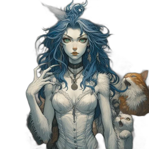 creature, fantasy art, concept art, comic book art transparent PNG cut-out