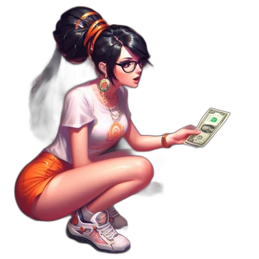 concept art, pixel art, comic book art, fantasy art transparent PNG cut-out