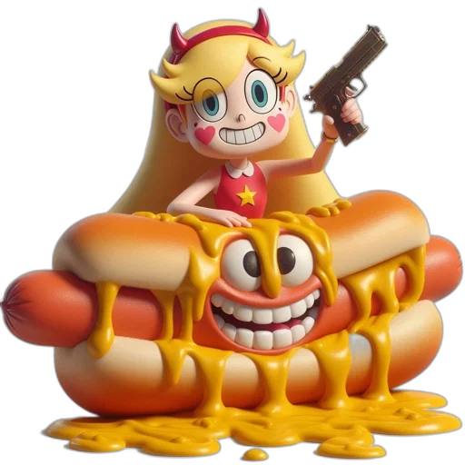 weapon, food, creature, animal transparent PNG cut-out