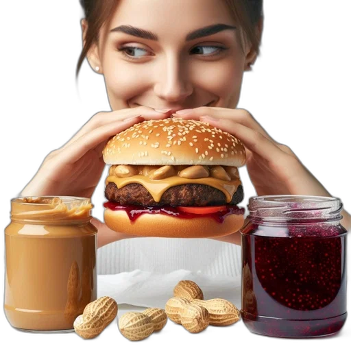 food, photorealistic, concept art, pixel art transparent PNG cut-out