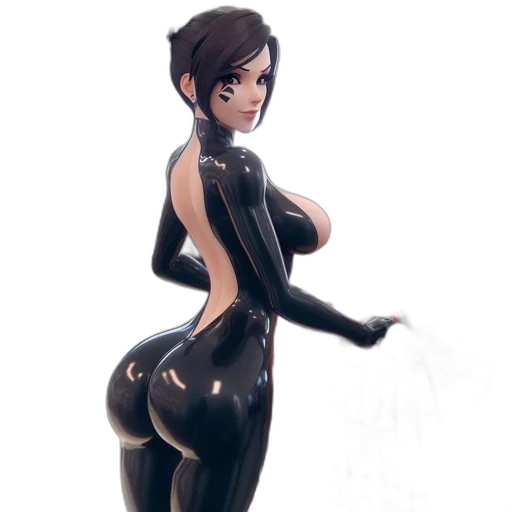 dress, robot, concept art, 3d render transparent PNG cut-out