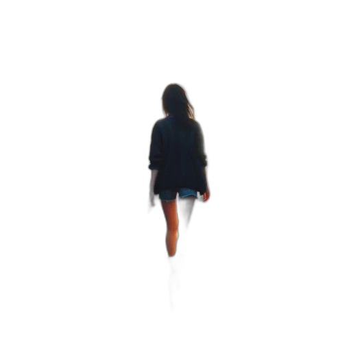 dress, jacket, umbrella, staff transparent PNG cut-out
