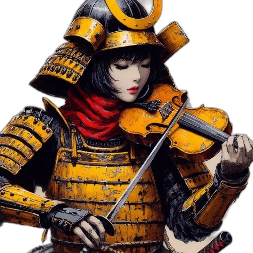 mask, sword, staff, robot transparent PNG cut-out