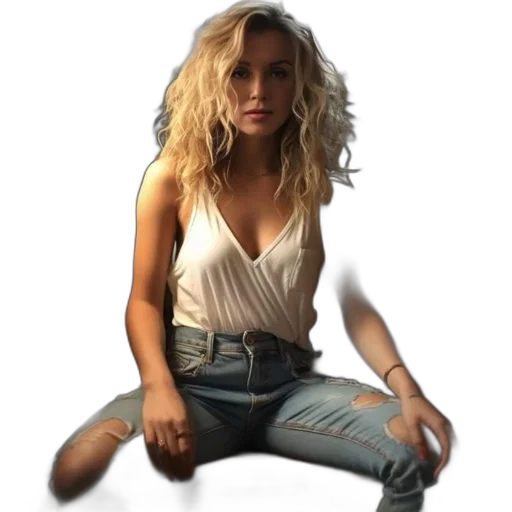 hair, dress, jacket, jewelry transparent PNG cut-out