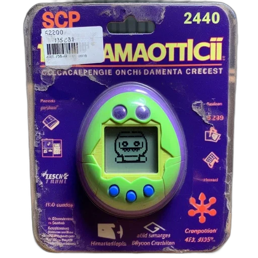 robot, 3d render, tamagotchi, toy transparent PNG cut-out