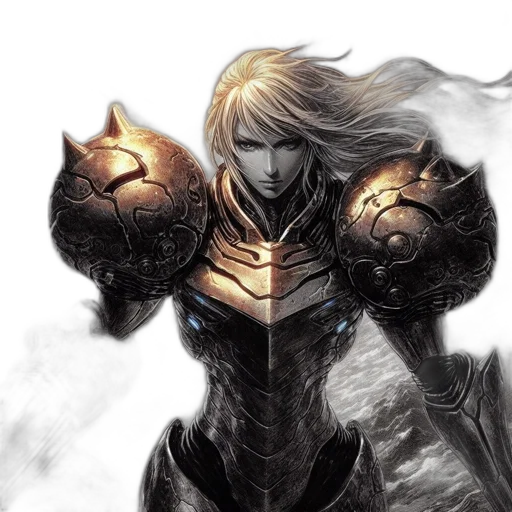 comic book art, fantasy art, concept art, female transparent PNG cut-out