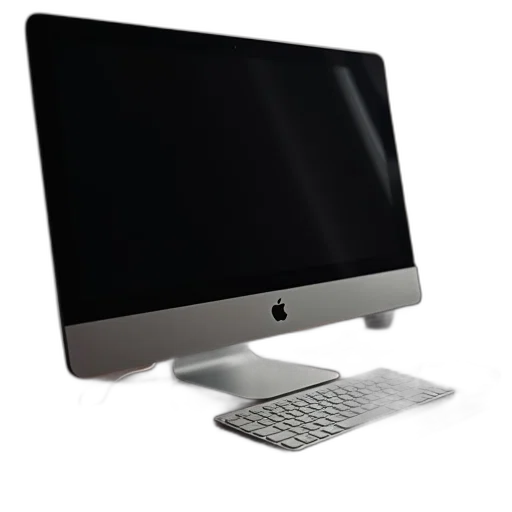 furniture, 3d render, photorealistic, imac transparent PNG cut-out