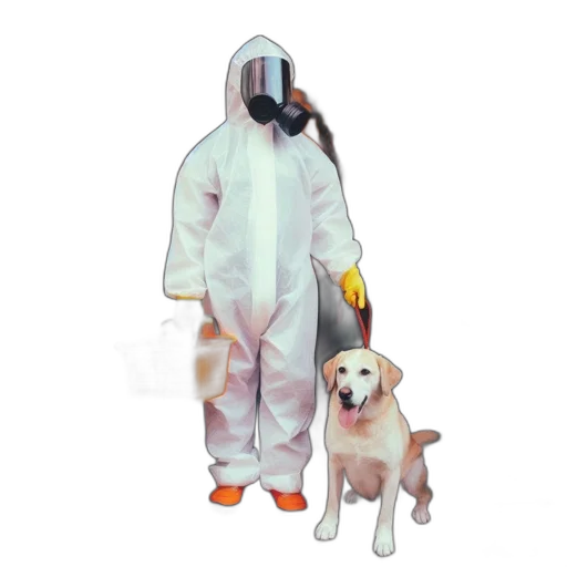 animal, creature, jacket, mask transparent PNG cut-out