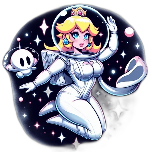 staff, robot, crown, pixel art transparent PNG cut-out