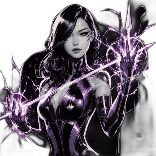 comic book art, fantasy art, concept art, cyberpunk transparent PNG cut-out