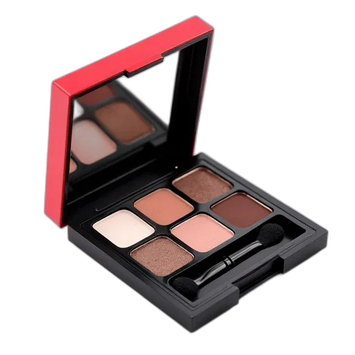red, dark, compact, makeup transparent PNG cut-out