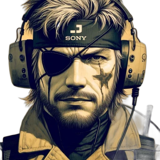 face, weapon, jacket, cyberpunk transparent PNG cut-out