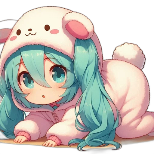 creature, animal, hat, staff transparent PNG cut-out