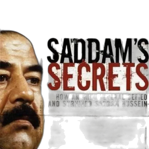 saddam, secrets, book, cover transparent PNG cut-out
