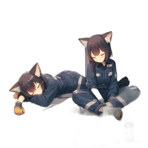 creature, animal, staff, jacket transparent PNG cut-out