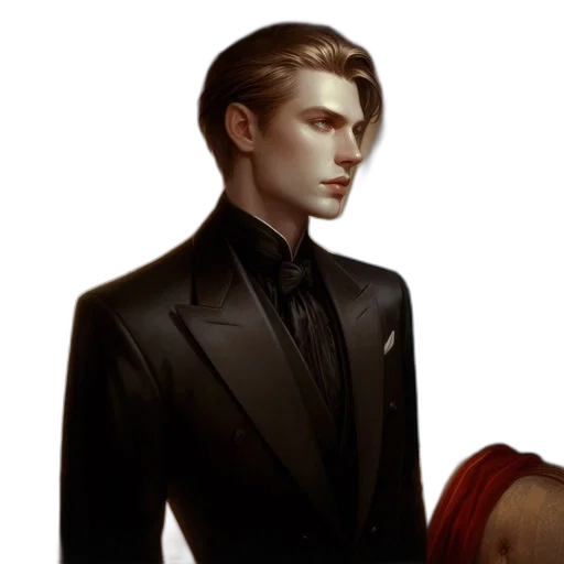 staff, jacket, face, concept art transparent PNG cut-out