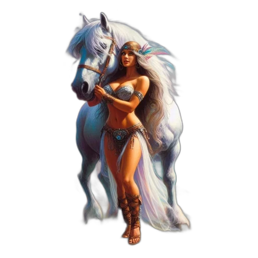 fantasy art, concept art, pixel art, comic book art transparent PNG cut-out
