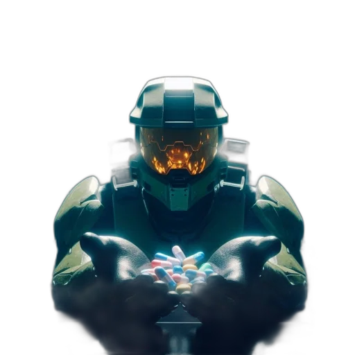 robot, weapon, face, mask transparent PNG cut-out