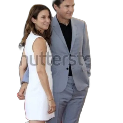 dress, jacket, staff, couple transparent PNG cut-out
