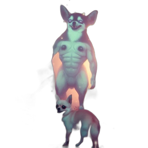 creature, animal, robot, staff transparent PNG cut-out