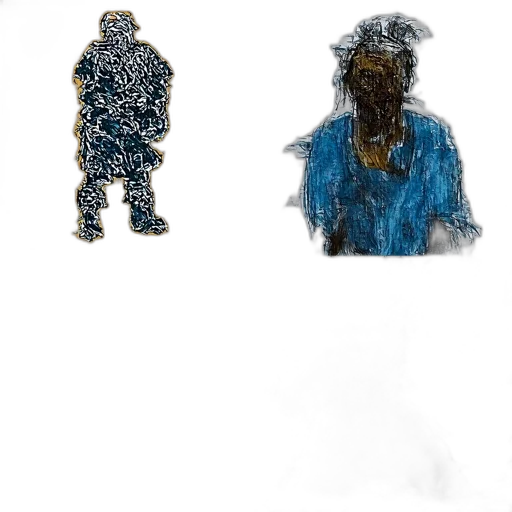 jacket, mask, creature, face transparent PNG cut-out