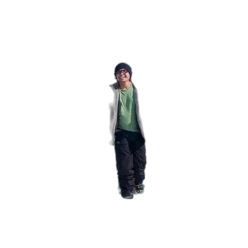 staff, jacket, creature, hat transparent PNG cut-out