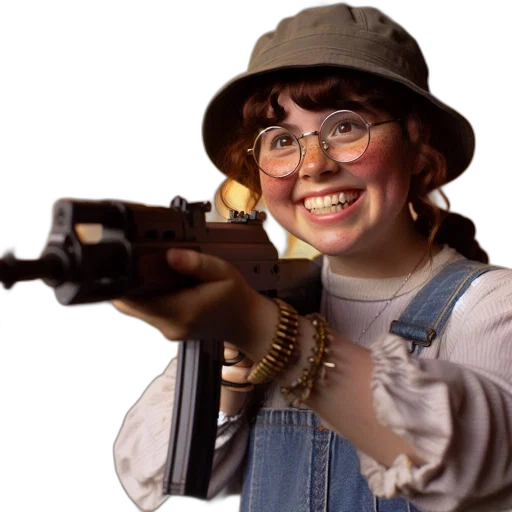 weapon, staff, face, animal transparent PNG cut-out