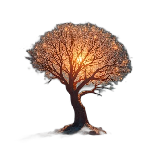 tree, hair, crown, staff transparent PNG cut-out