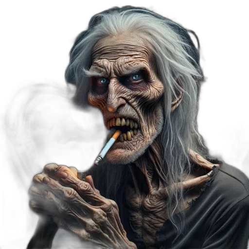 face, mask, creature, staff transparent PNG cut-out