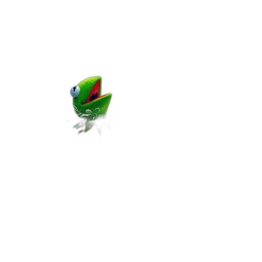 dragon, flower, creature, weapon transparent PNG cut-out