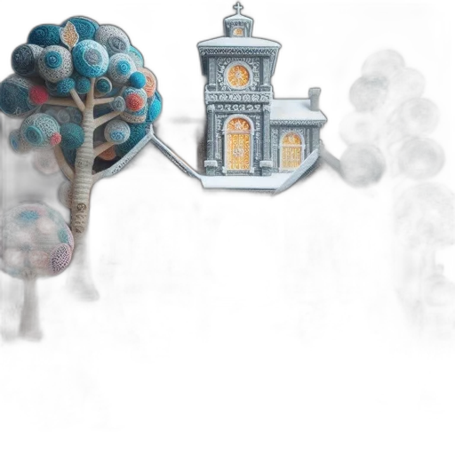 concept art, 3d render, watercolor, fantasy art transparent PNG cut-out