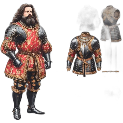 jacket, sword, concept art, fantasy art transparent PNG cut-out