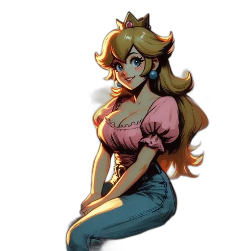 crown, dress, staff, concept art transparent PNG cut-out