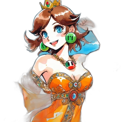 crown, dress, jewelry, staff transparent PNG cut-out