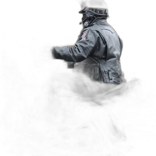 jacket, weapon, robot, staff transparent PNG cut-out