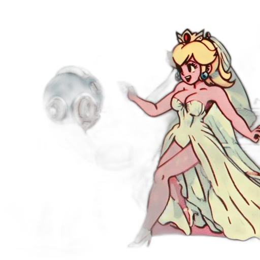 dress, creature, crown, mask transparent PNG cut-out