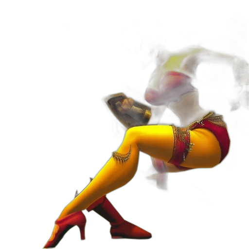 shoes, robot, staff, weapon transparent PNG cut-out