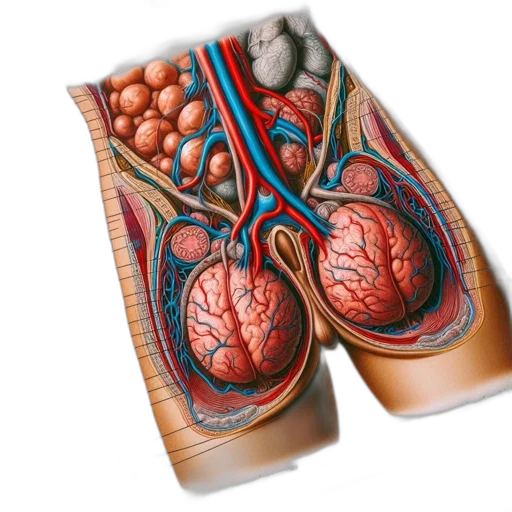 photorealistic, detailed, anatomical, illustration transparent PNG cut-out