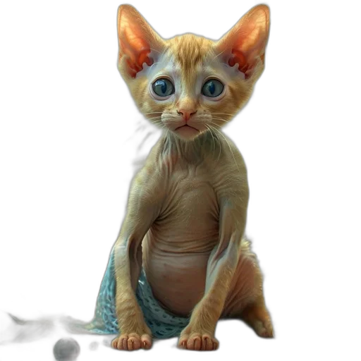 staff, animal, creature, concept art transparent PNG cut-out